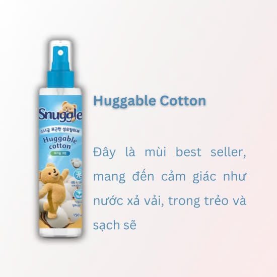 Xịt thơm quần áo SNUGGLE 150ml
