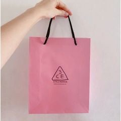 Túi Giấy Đựng Mỹ Phẩm 3ce Hồng 24x19x6