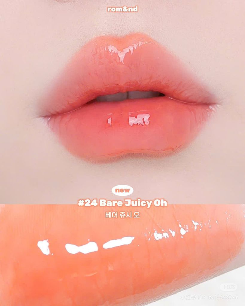 [ MẪU MỚI ] Son bóng Romand The Juicy Lasting Tint (tặng 1 mút mini)