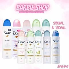 Xịt Khử Mùi Dove Go Fesh 150ml - 250ml