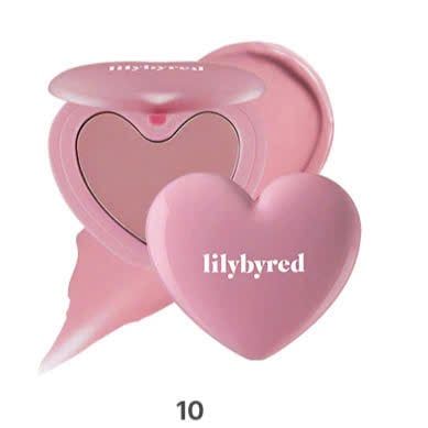 Má Hồng Kem Lilybyred Luv Beam Cheek - Hình Trái Tim