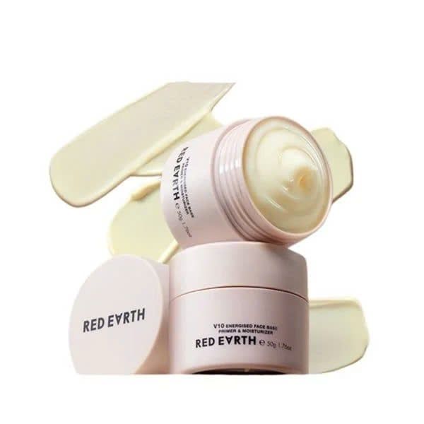 Kem lót red earth V10 energised face base primer and moisturizer 15g - 50g