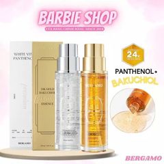 Tinh Chất Serum Bergamo White Vita Panthenol & 24k Gold Essence 120ml - Trắng, Vàng