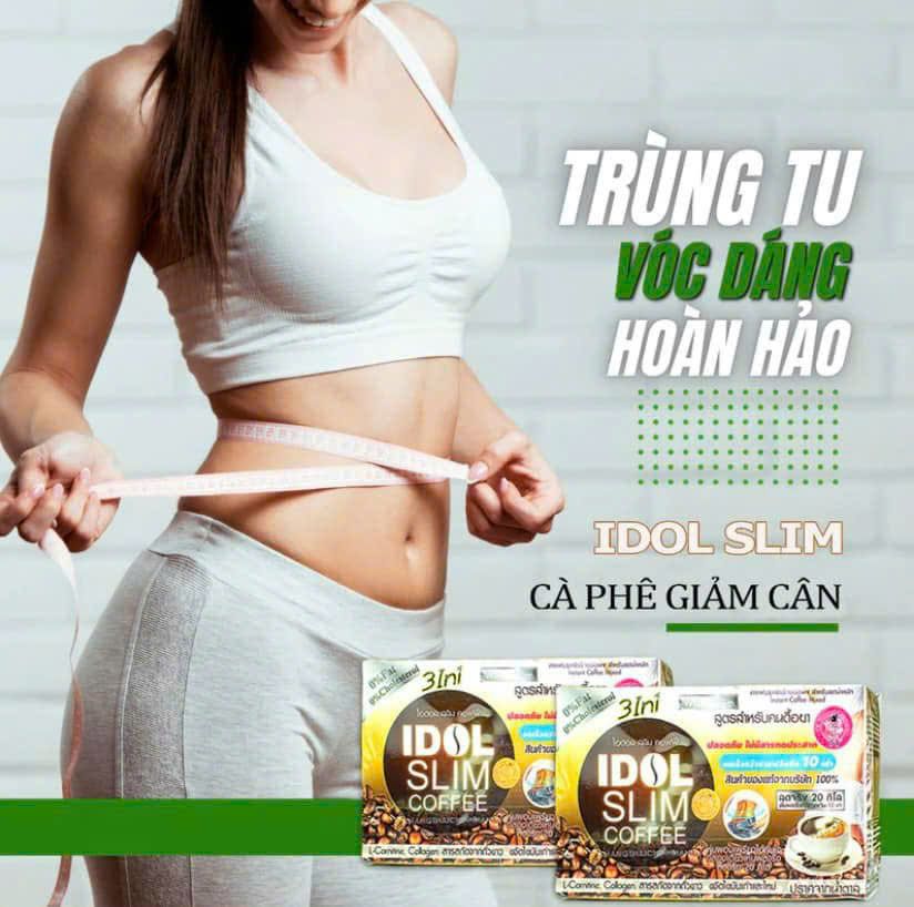 Cà Phê Giảm Cân Idol Slim Coffee (1 Hộp 10 Gói)