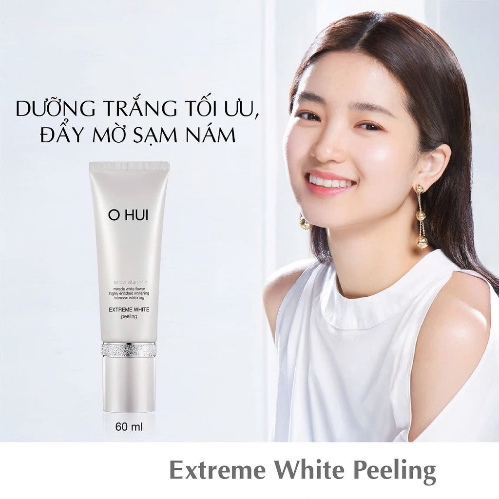 Tẩy Tế Bào Chết Dưỡng Trắng Da Ohui Extreme White Bright Peeling 60ml