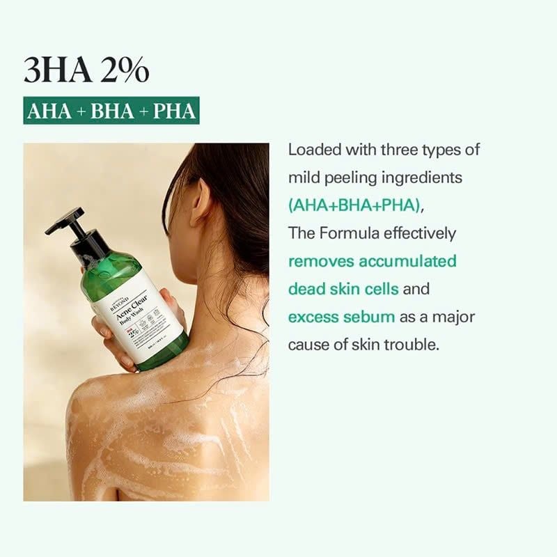 Sữa Tắm Mụn Lưng Beyond Acne Clear Body Wash 500ml