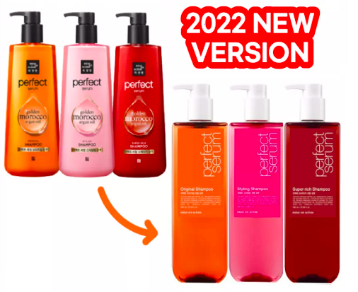 Dầu Gội & Dầu Xả Phục Hồi Tóc Miseen Scene Perfect Serum Hàn Quốc 680ML (Hồng , Đỏ, Cam)