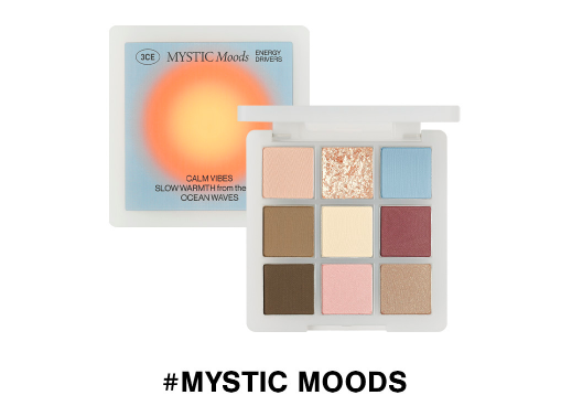 Màu Mắt 9 Ô 3CE Multi Eye Color Palette - Mystic Moods ( Some Def + Over Take + Mystic Moods )