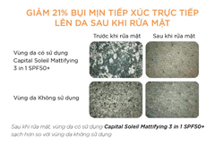 Kem Chống Nắng Chống Ô Nhiễm Bụi Kiềm Dầu & Giảm Thâm Nám Vichy Capital Soleil Mattifying 3In1 SPF50+