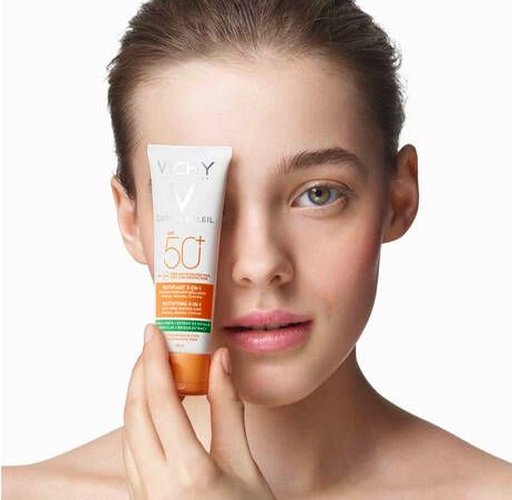 (Vạch Xanh & Cam) Kem Chống Nắng Chống Ô Nhiễm Bụi Kiềm Dầu & Giảm Thâm Nám Vichy Capital Soleil Mattifying 3In1 SPF50+