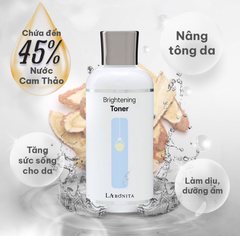 Nước Hoa Hồng Trắng Da La bonita Brightening Toner 200ml