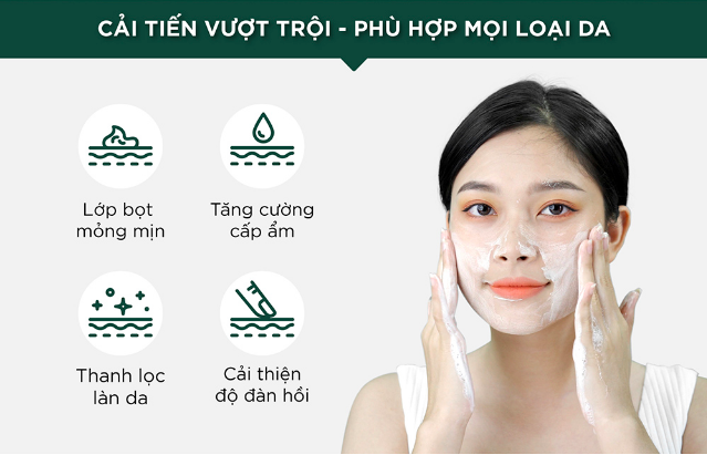 Sữa Rửa Mặt Ngăn Ngừa Mụn Giảm Thâm Caryophy Portulaca Cleansing Foam 150ml