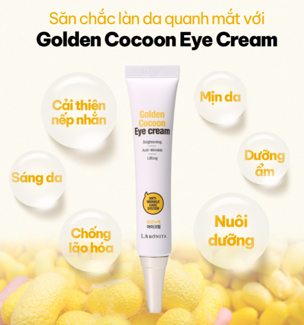 Kem Dưỡng Mắt La Bonita Golden Cocoon Eye Cream 30ml