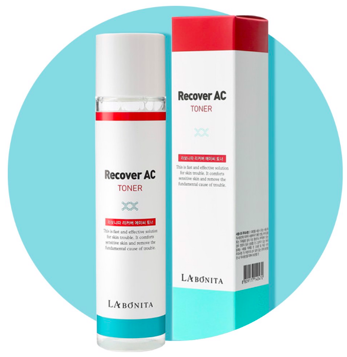 Toner Làm Dịu Da Và Cấp Ẩm Cho Da Mụn La Bonita Recover AC Toner 120ml