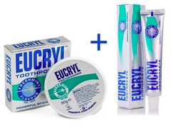 Kem Đánh Răng Làm Trắng Răng Eucryl Toothpaste 62g - Bột Trắng Răng Eucryl