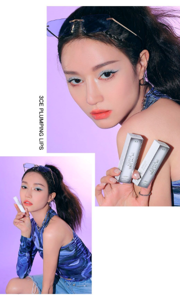 (Future Kind) Son Dưỡng Giúp Làm Căng Mọng Môi 3CE Plumping Lips 2.4g - PINK