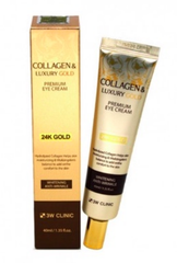 Kem Dưỡng Chống Lão Hoá Da Vùng Mắt 3W Clinic Collagen & Luxury Gold Premium Eye Cream 40ml