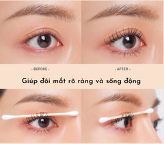 Mascara Làm Dày Và Cong Mi 3CE Waterproof Long & Curl - Black