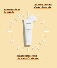 Sữa Rửa Mặt Sáng Da Caryophy Glass Skin Cleasing Foam 120ml - Tặng Kèm Bình Nước