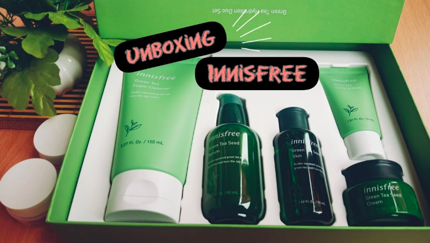 Set 5 Món Innisfree Green Tea Hydration Duo