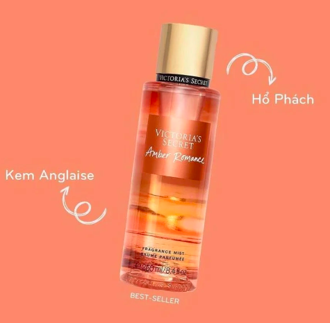 Xịt Thơm Toàn Thân Victoria's Secret Amber Romance 250ML