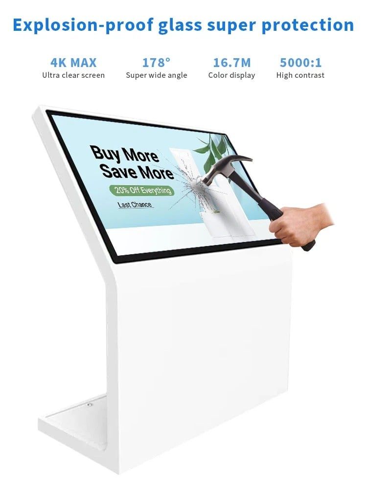  Kiosk Cảm Ứng Hình Chữ L – Giải Pháp Tương Tác Thông Minh 