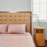  Ga giường cotton satin TC350 cao cấp màu hồng đất - PT.AV70 