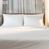  Ga giường cotton satin TC350 cao cấp màu trắng - PT.AV67 