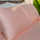  Ga giường cotton satin TC400 cao cấp màu hồng cam - LT.KS85 