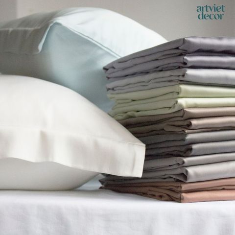  Vỏ áo gối lụa tơ tằm cao cấp màu pastel - AVS 