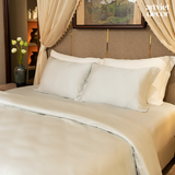  Ga giường lụa tơ tằm TC400 cao cấp màu xanh mint - LT.AVS84 