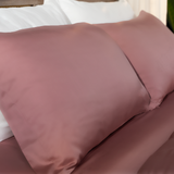  Ga giường cotton satin TC400 cao cấp màu hồng đất - LT.KS70 