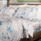  Bộ chăn ga gối lụa tencel hoa xanh - PM.P04CT735 