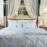  Bộ chăn ga gối lụa tencel hoa vàng - PM. P04CT678 