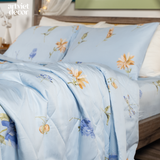  Bộ chăn ga gối lụa tencel hoa vàng - PM. P04CT678 