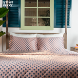  Bộ chăn ga gối Cotton Lụa họa tiết hoa - LN.CLHQ009 