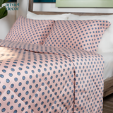  Bộ chăn ga gối Cotton Lụa họa tiết hoa - LN.CLHQ009 