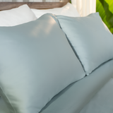  Ga giường cotton satin TC400 cao cấp màu xanh xám - LT.KS13 