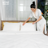  Đầm ngủ lụa xẻ tà phối ren cao cấp trẻ trung - DXT 