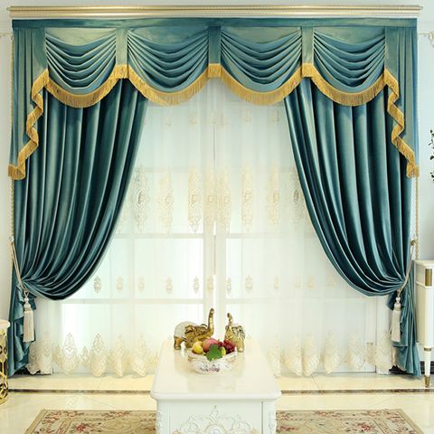  Rèm biệt thự 2 lớp 