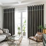  Rèm phòng khách xỏ khoen 