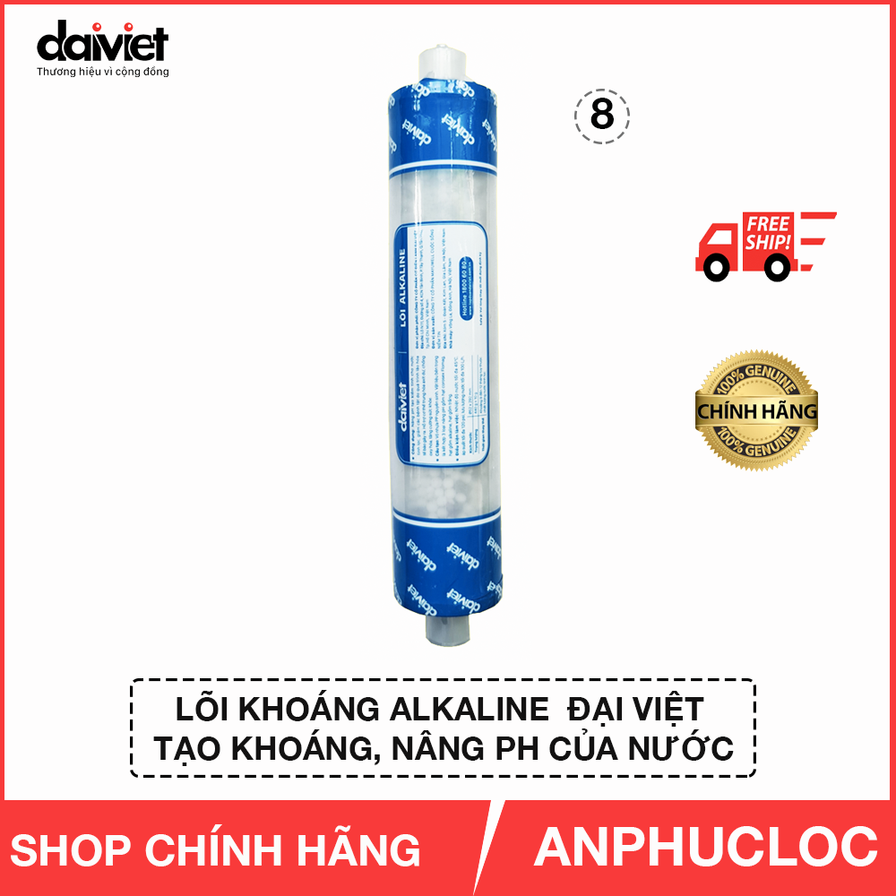  Lõi nâng cấp Alkaline nâng PH tạo khoáng Đại Việt - Cút nối nhanh 