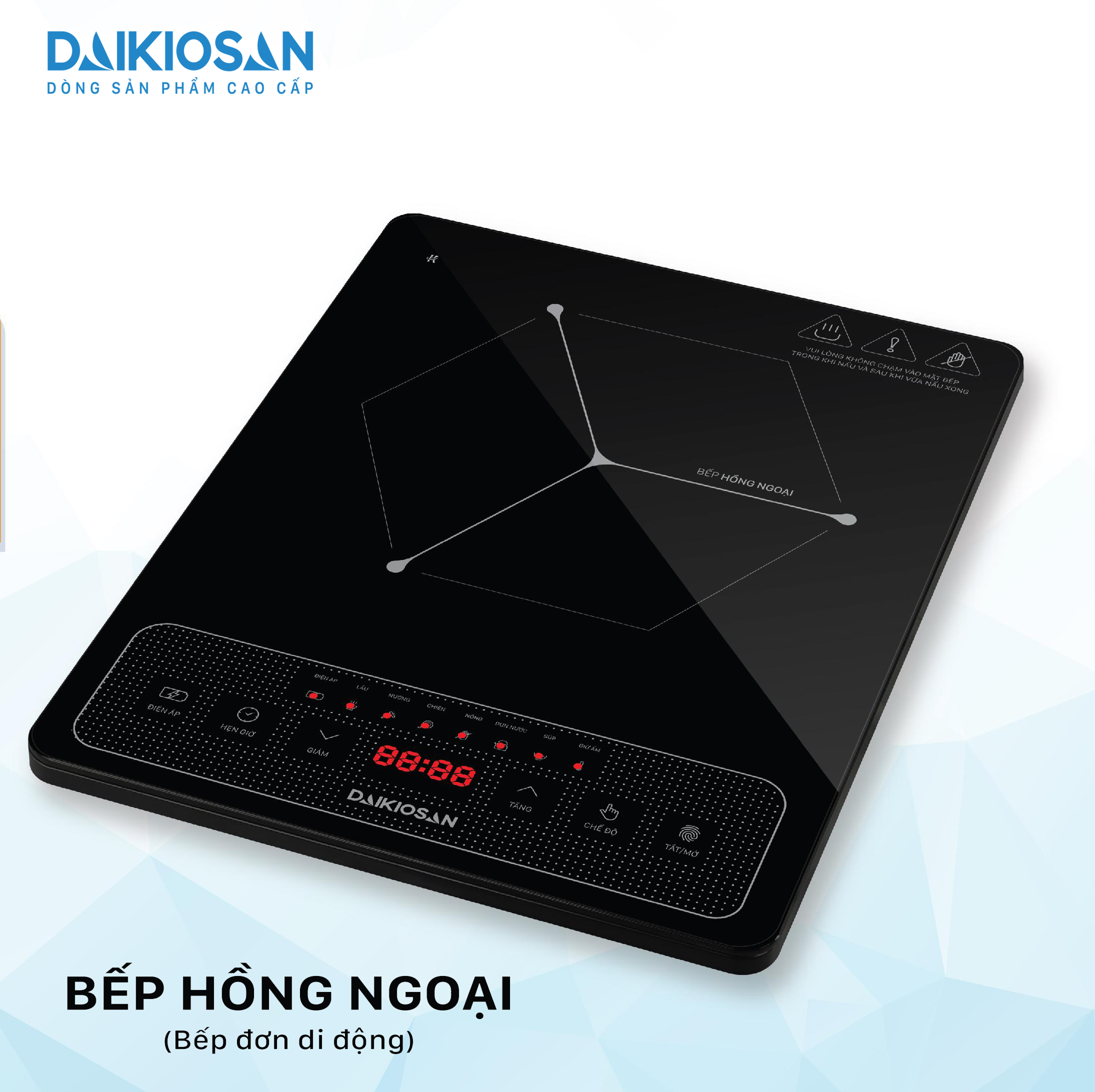  Bếp hồng ngoại cao cấp Daikiosan DKN-100001-2000W - Chính hãng 