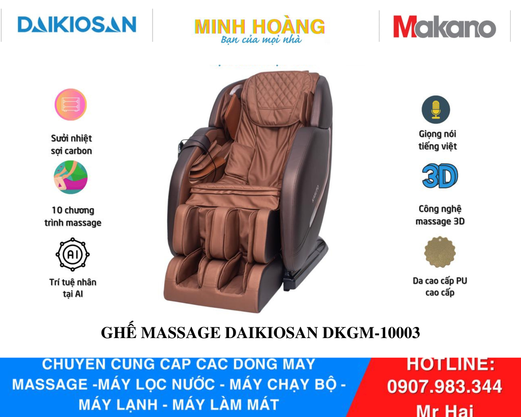  Ghế Massage DAIKIOSAN DKGM-10003 