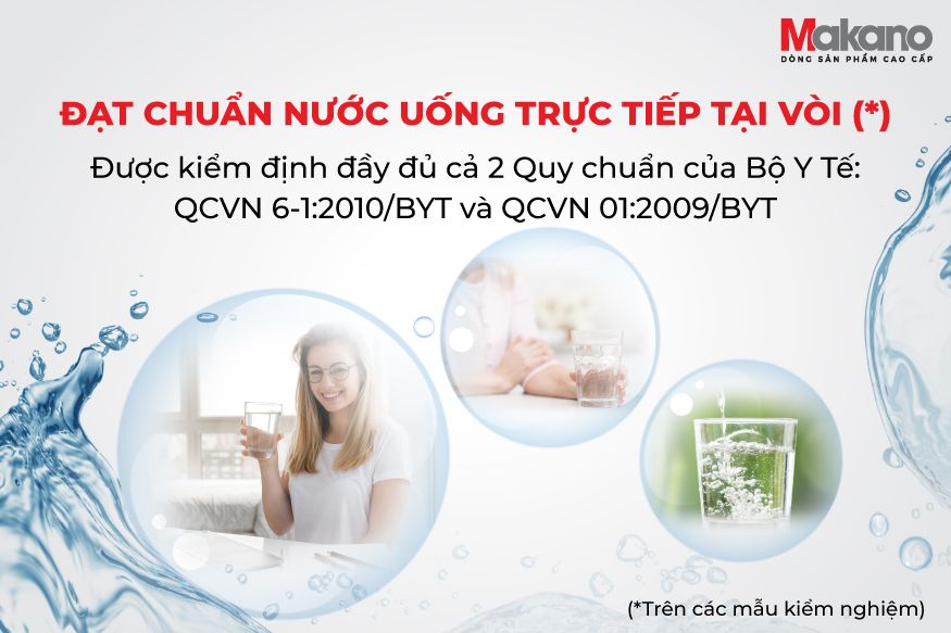  Máy lọc nước RO nóng nguội lạnh Makano MKW-43710h 