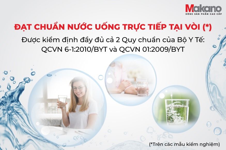  Máy lọc nước RO nóng nguội Makano MKW-42210H3 