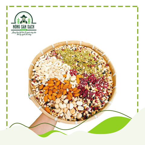  Ngũ cốc dinh dưỡng 17 loại hạt - Nông sản sạch Daklak (500gram) 