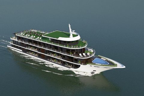  ENJOY 5 STAR CRUISE WITH DORIS CRUISE ON LAN HA BAY 