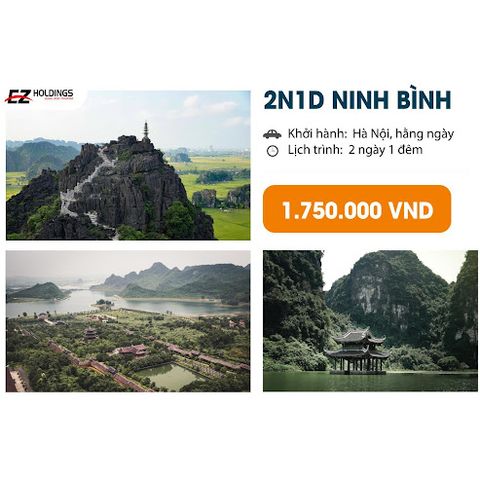  Lịch trình chi tiết 2N1D Ninh Bình 