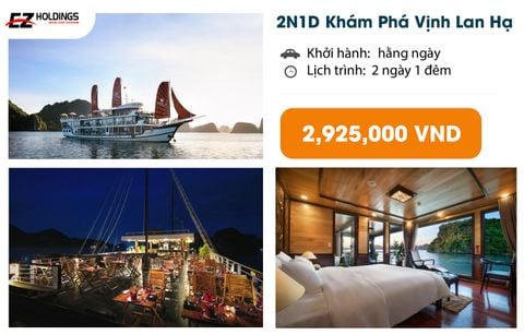  Du Thuyền Adela Boutique Khám Phá Vịnh Lan Hạ 